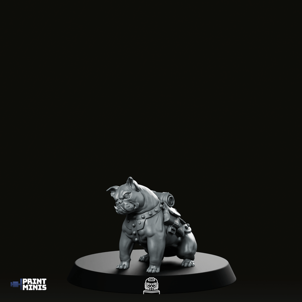 Rat Dog Sitting Miniature - We Print Miniatures