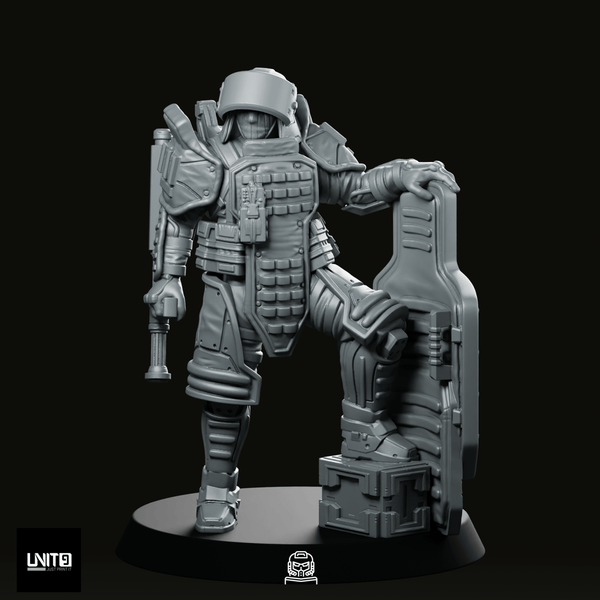 Red P1 Miniature - We Print Miniatures