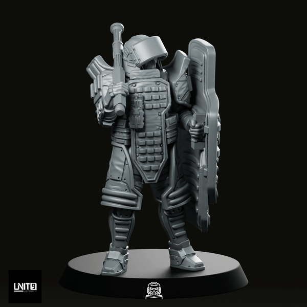 Red P2 Miniature - We Print Miniatures