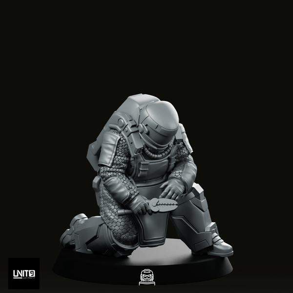 Red Unit Bomb Disposal P1 Miniature - We Print Miniatures