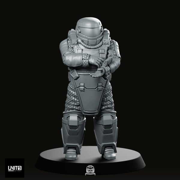 Red Unit Bomb Disposal P2 Miniature - We Print Miniatures