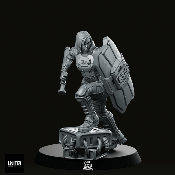 Red Unit Officer Pose 2 Miniature - We Print Miniatures