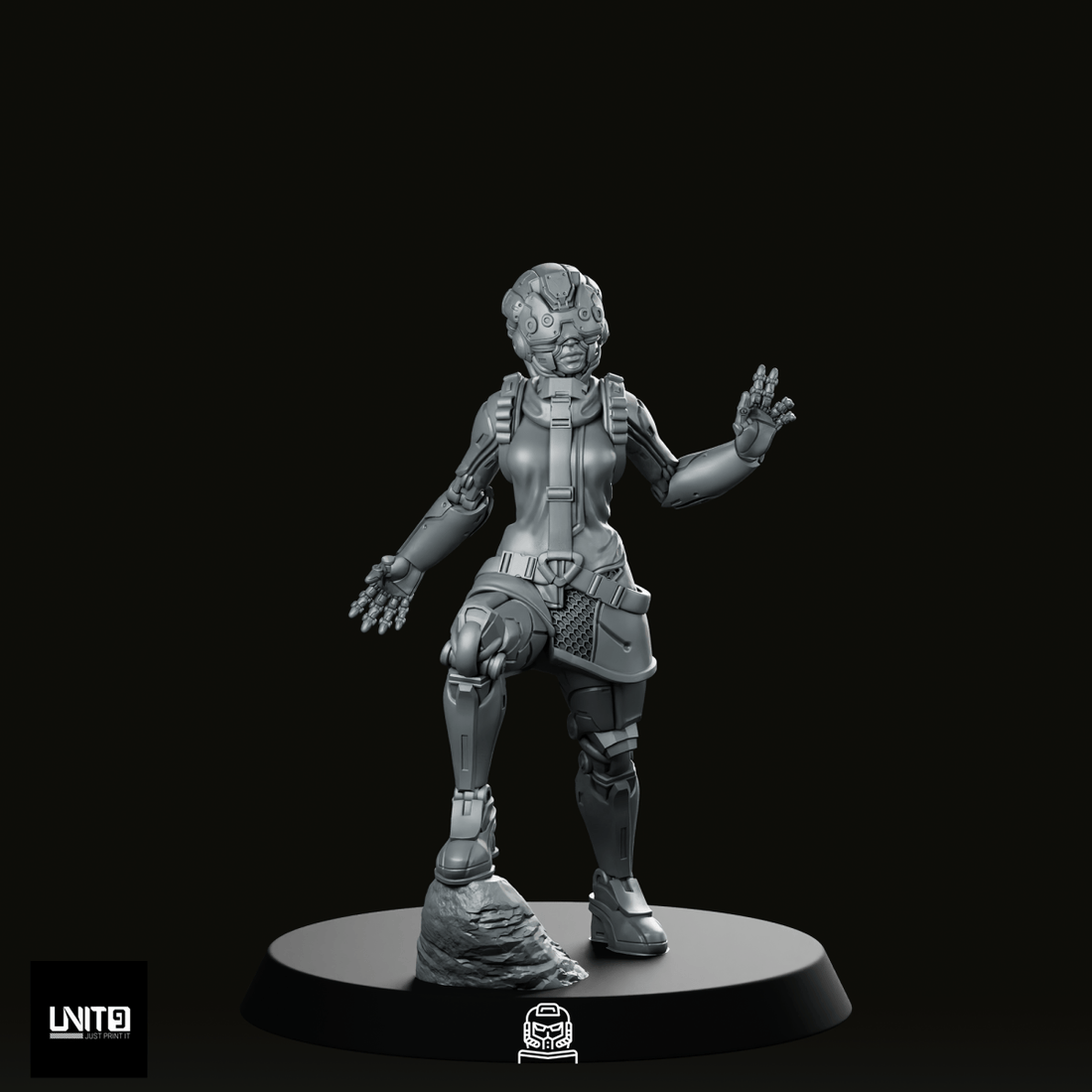 Riko Hex Vaughn Pose 1 Miniature