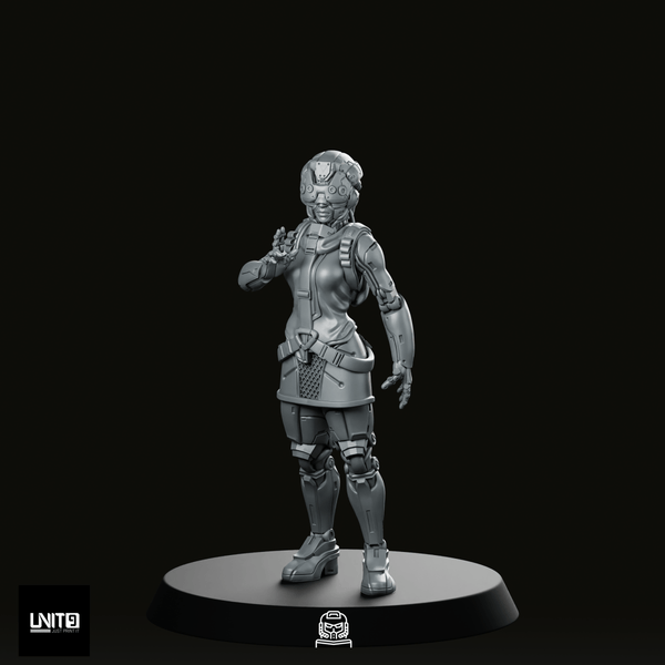 Riko Hex Vaughn Pose 2 Miniature - We Print Miniatures