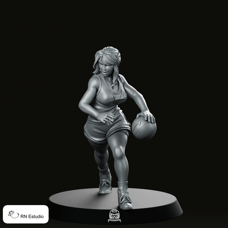 Riley Basketball Miniature - We Print Miniatures