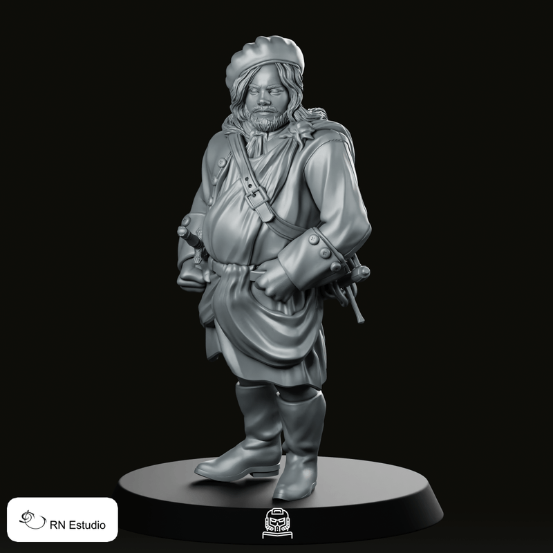Rupert Mackenzie Scottish Time Traveller Miniature - We Print Miniatures