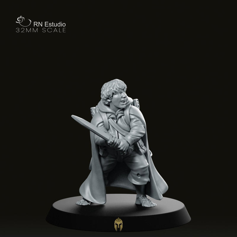 Sami the Halfling – A Bold and Fearless Miniature for Fantasy RPGs - We Print Miniatures