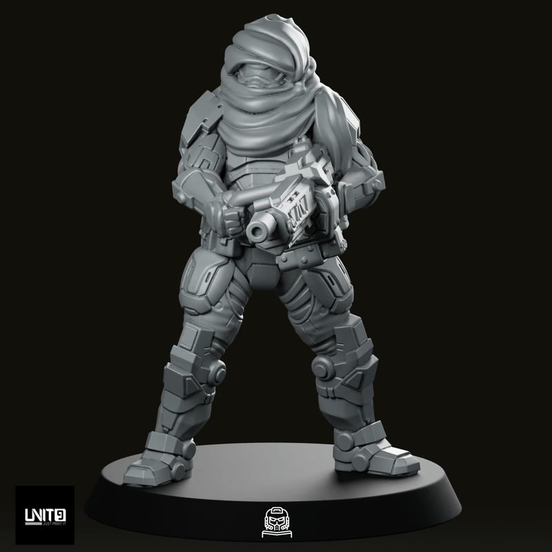 Saqr Guard v1 Miniature - We Print Miniatures