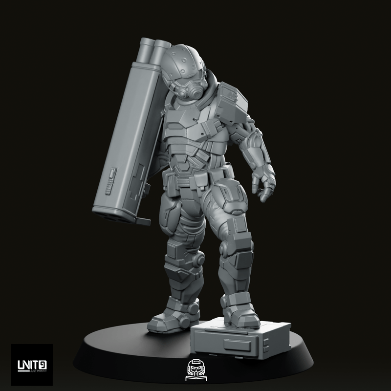 Saqr Guard v3 Miniature - We Print Miniatures