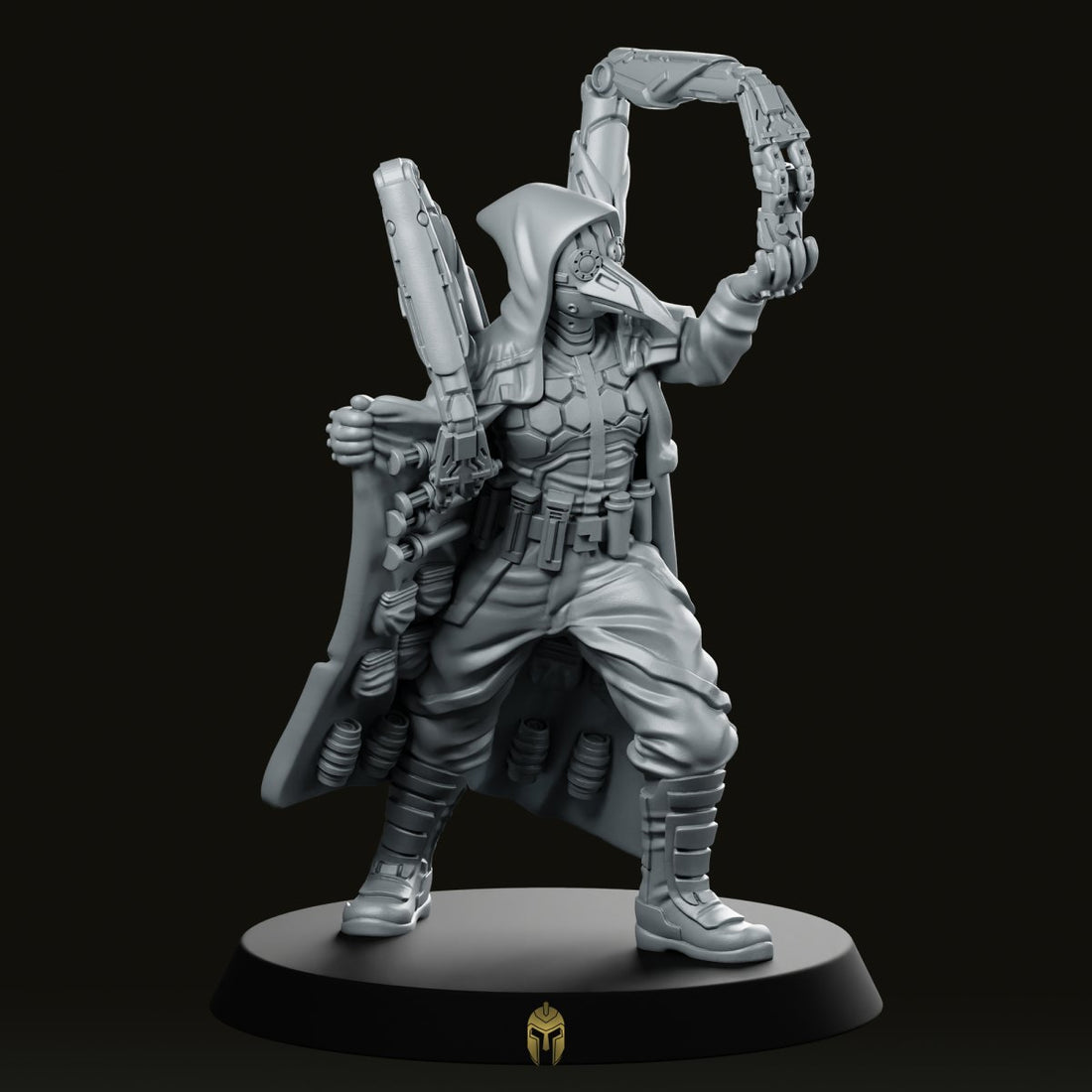 Sci-Fi Narcotics Vendor Miniature: A Story of Excess and Consequence - We Print Miniatures