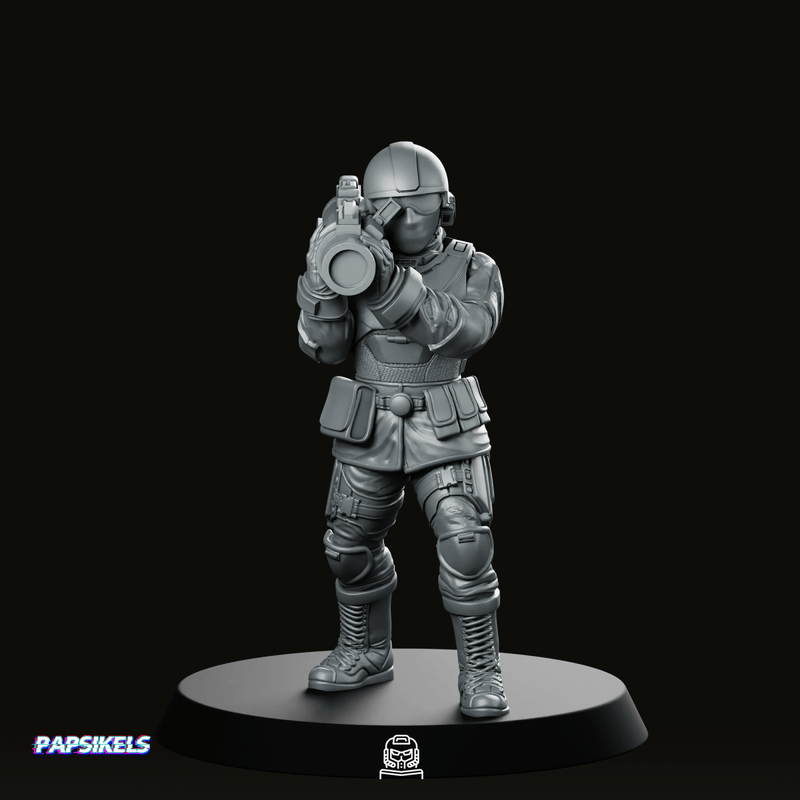 Seaf Army Corps Eat Infantry 1 Miniature - We Print Miniatures