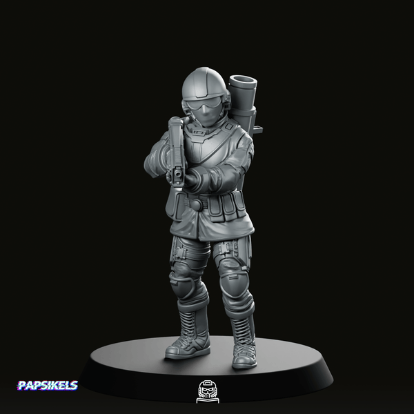 Seaf Army Corps Eat Infantry 2 Miniature - We Print Miniatures