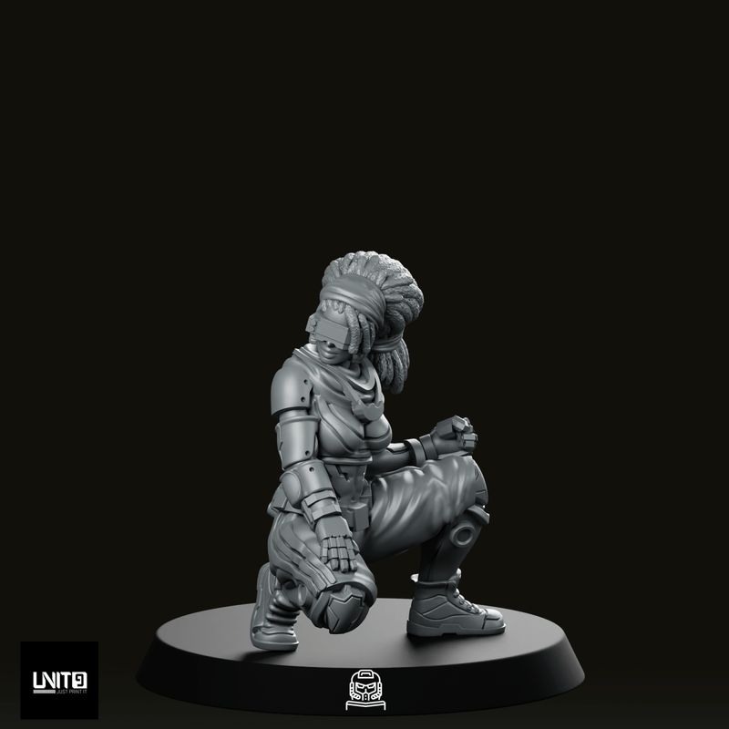 Shanice Morgan Bluefire 1 Miniature - We Print Miniatures