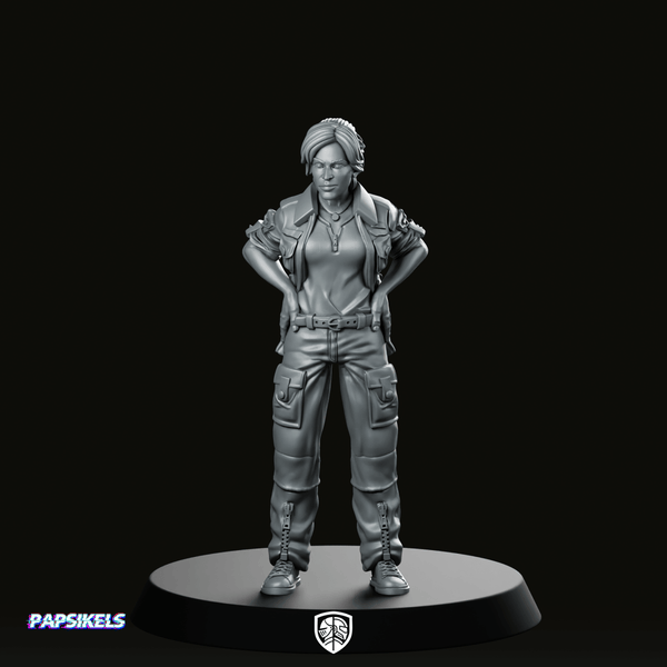 Space Crew Acting Captain Miniature - We Print Miniatures
