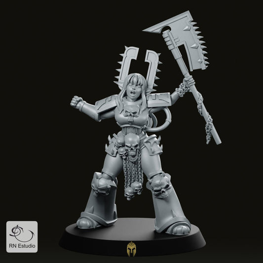 Space Kharen Miniature – The Unpredictable and Inventive Warrior - We Print Miniatures