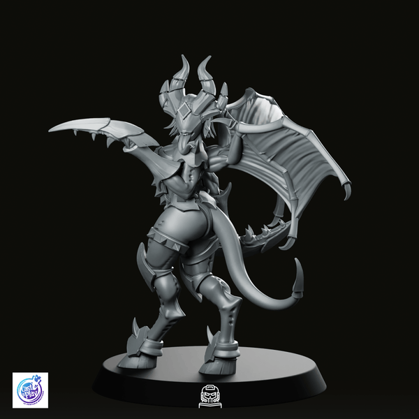 Succubus Hellmaiden Miniature - We Print Miniatures