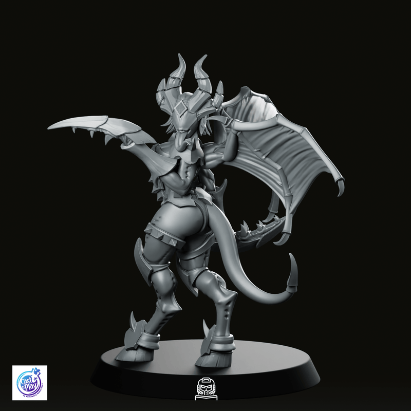 Succubus Hellmaiden Miniature - We Print Miniatures