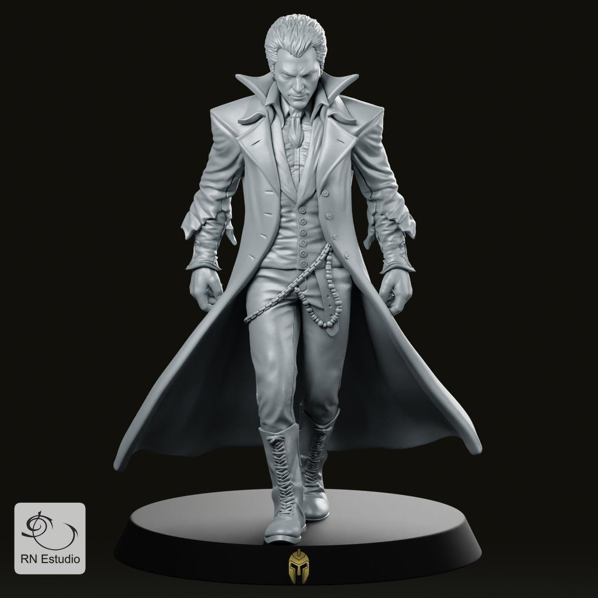 Swanky Adrien the Lord Miniature – The Sophisticated and Mysterious Strategist - We Print Miniatures