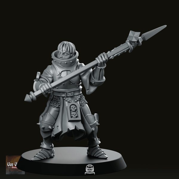 Swords For Hire Zealous Nun 07 Miniature - We Print Miniatures