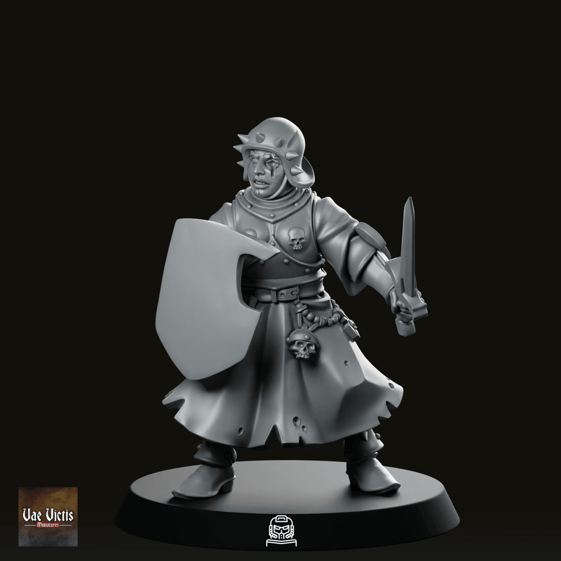 Swords For Hire Zealous Nun 10 Miniature - We Print Miniatures
