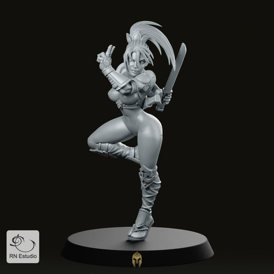 Taki Fantasy Miniature – A Deadly Dance of Style and Steel - We Print Miniatures