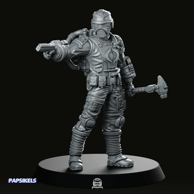 Techno Viper 5 Miniature - We Print Miniatures