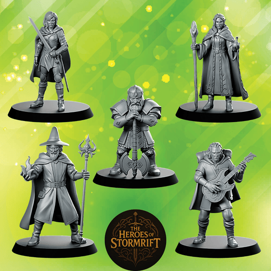 The Heroes of Stormrift - We Print Miniatures