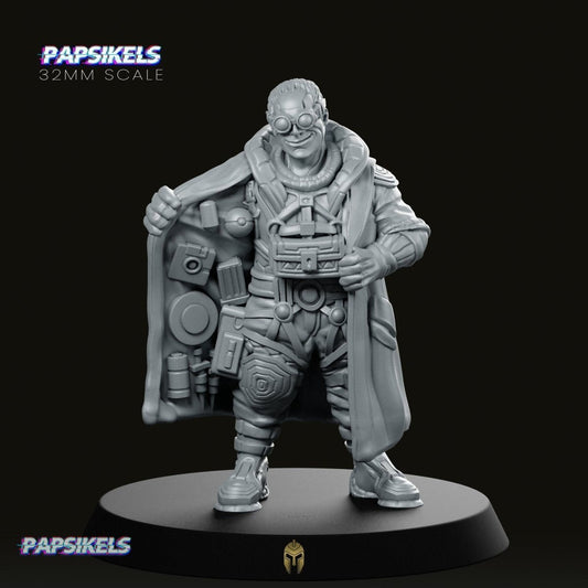 The Smuggler – Cyberpunk Future War Miniature - We Print Miniatures