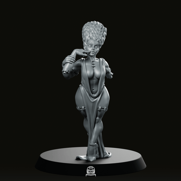 Undead Bride Miniature - We Print Miniatures