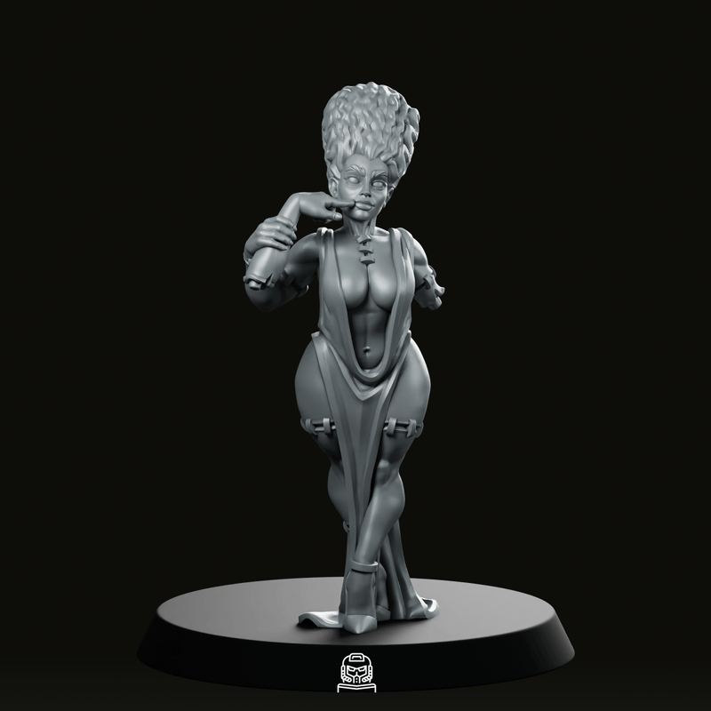 Undead Bride Miniature - We Print Miniatures