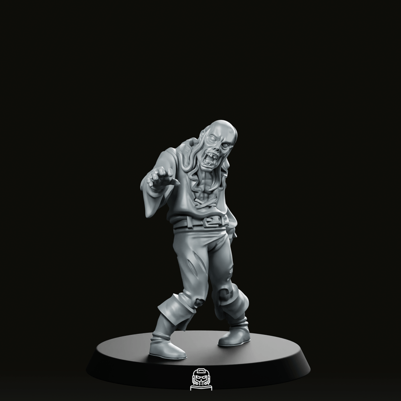 Undead Villager Miniature - We Print Miniatures