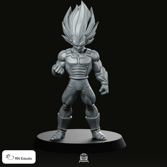 Vegeta DBZ Miniature - We Print Miniatures