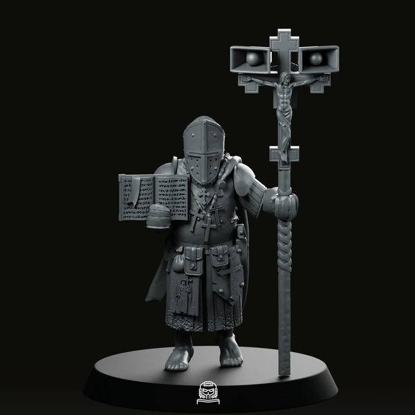 War Priest Trench Crusade Miniature - We Print Miniatures
