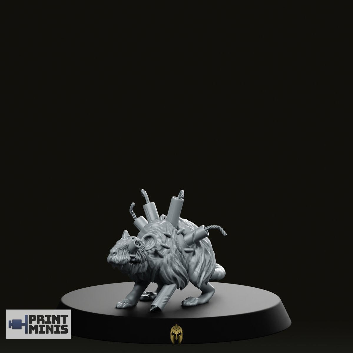 War Rat 5 Miniature - We Print Miniatures
