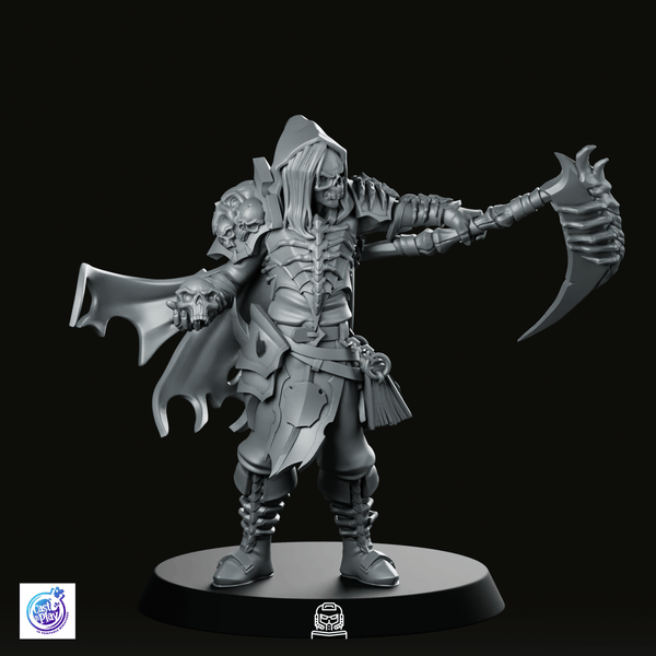 Warlock Death Wizard Miniature - We Print Miniatures