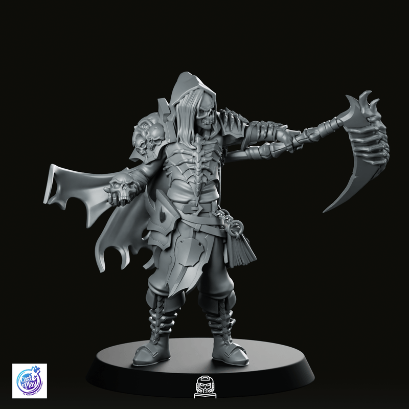 Warlock Death Wizard Miniature - We Print Miniatures