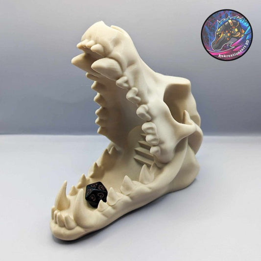 Wolf Skull Dice Tower – A Fierce Addition to Your Tabletop Games - We Print Miniatures