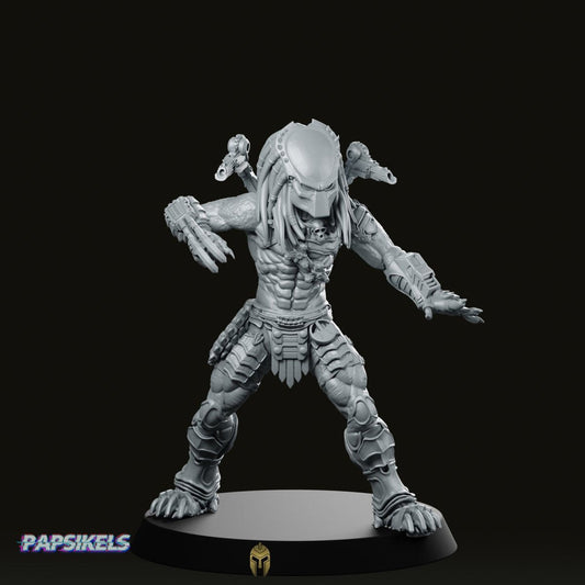 Wulfen Skull Hunter – Sci-Fi Miniature for Starfinder &amp; Tabletop Games - We Print Miniatures