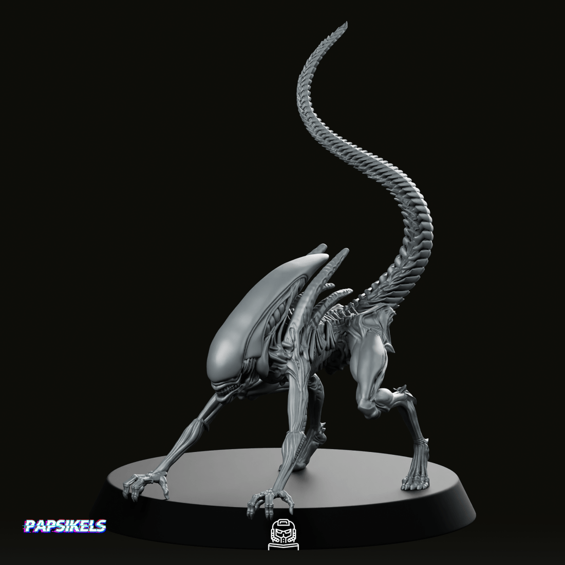 Xeno Spitter 2 Miniature - We Print Miniatures