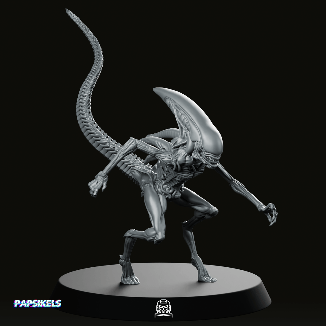 Xeno Spitter 3 Miniature - We Print Miniatures
