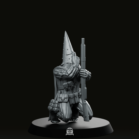 Zealot Praying Trench Crusade Miniature - We Print Miniatures