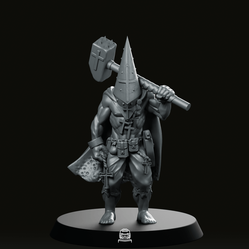 Zealot With Hammer - We Print Miniatures