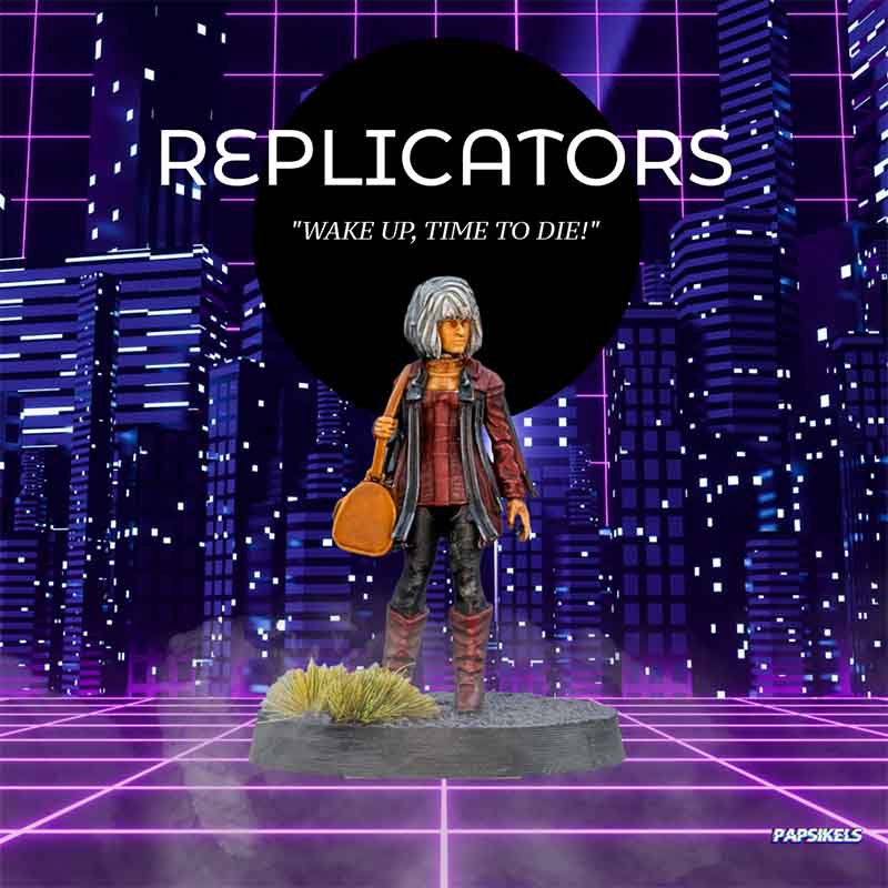 Replicant Miniatures inspired by Bladerunner - We Print Miniatures