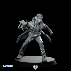 10th S Rank Hunter Miniature Sci - Fi Cyberpunk - Papsikels Miniatures - We Print Miniatures