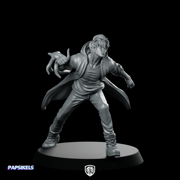10th S Rank Hunter Miniature Sci - Fi Cyberpunk - Papsikels Miniatures - We Print Miniatures