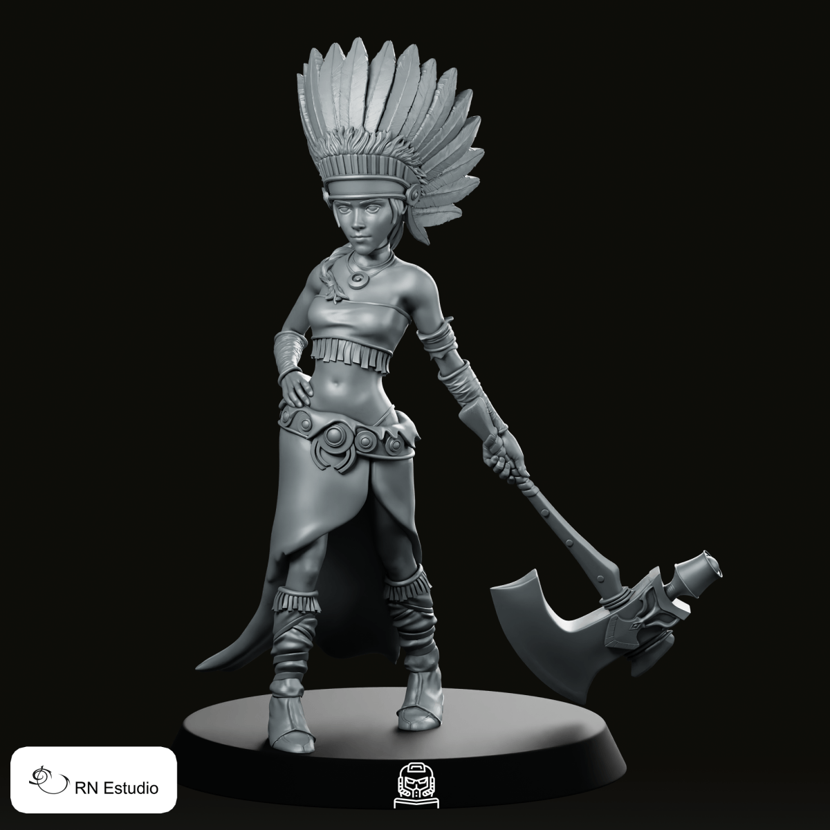 12 Tallulah Miniature - RN Estudio - We Print Miniatures