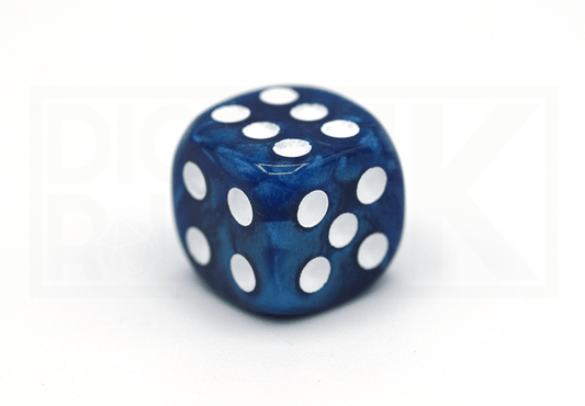 12x16MM Dice Block | Pearl Blue - DiceRoll UK - We Print Miniatures