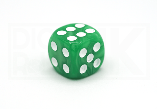12x16MM Dice Block | Pearl Green - DiceRoll UK - We Print Miniatures