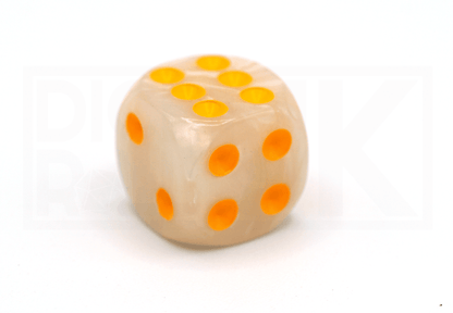 12x16MM Dice Block | Pearl White - DiceRoll UK - We Print Miniatures