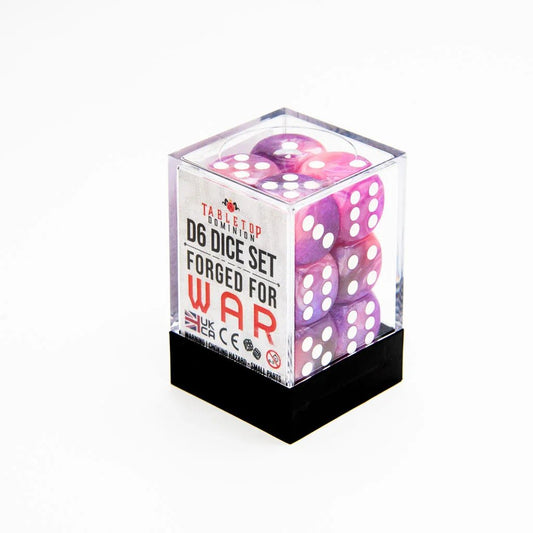 16mm D6 | Iridescent Pink | Round Edge | 12 Pack - Tabletop Dominion - We Print Miniatures